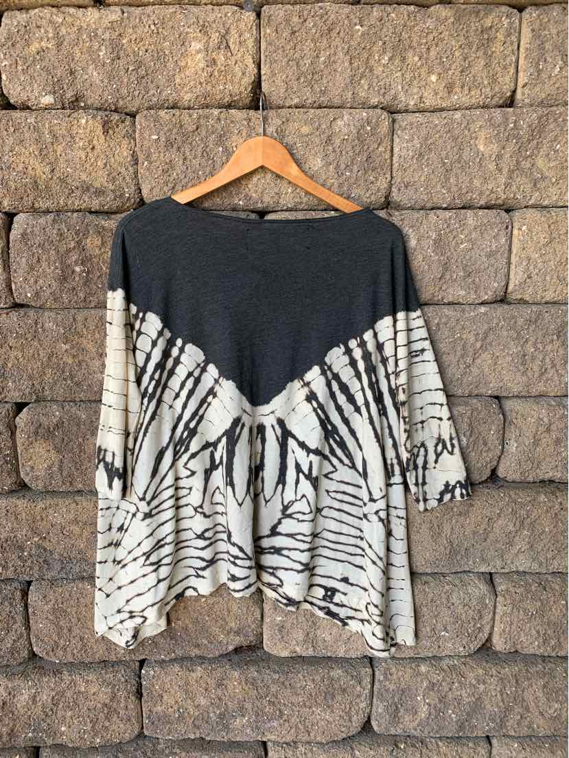 W FREE PEOPLE GY Size SM T