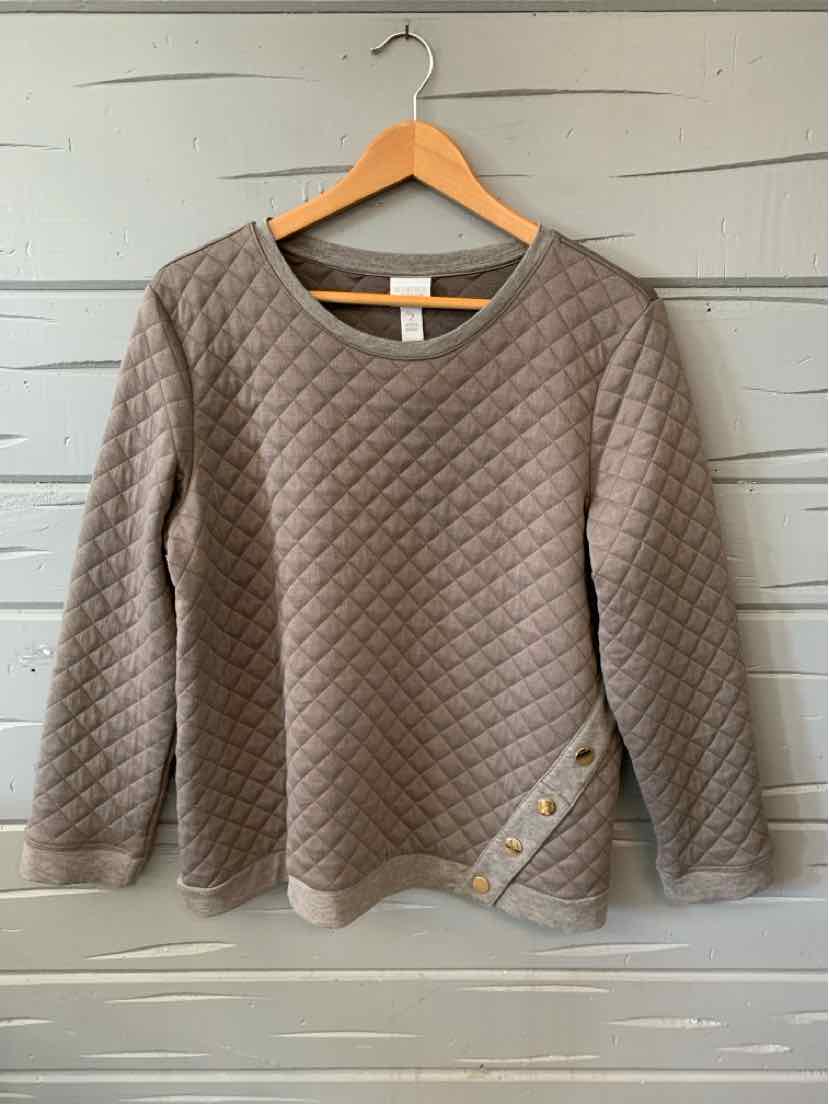 W CHICOS BR Size LG T