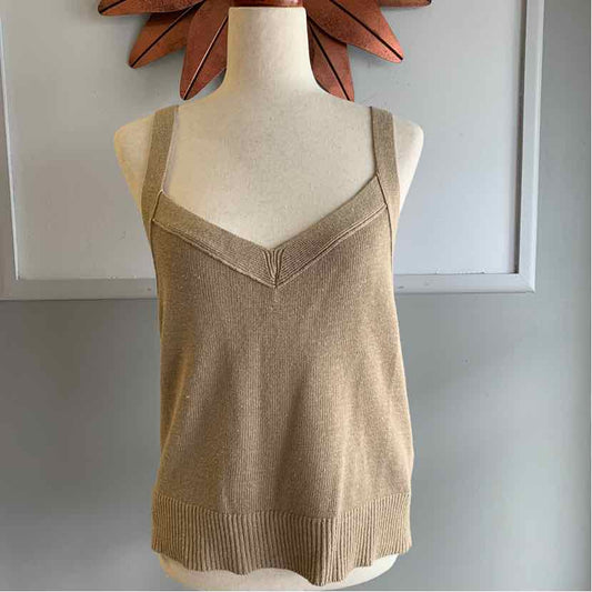 W BANANA REPUBLIC TAN Size MED T
