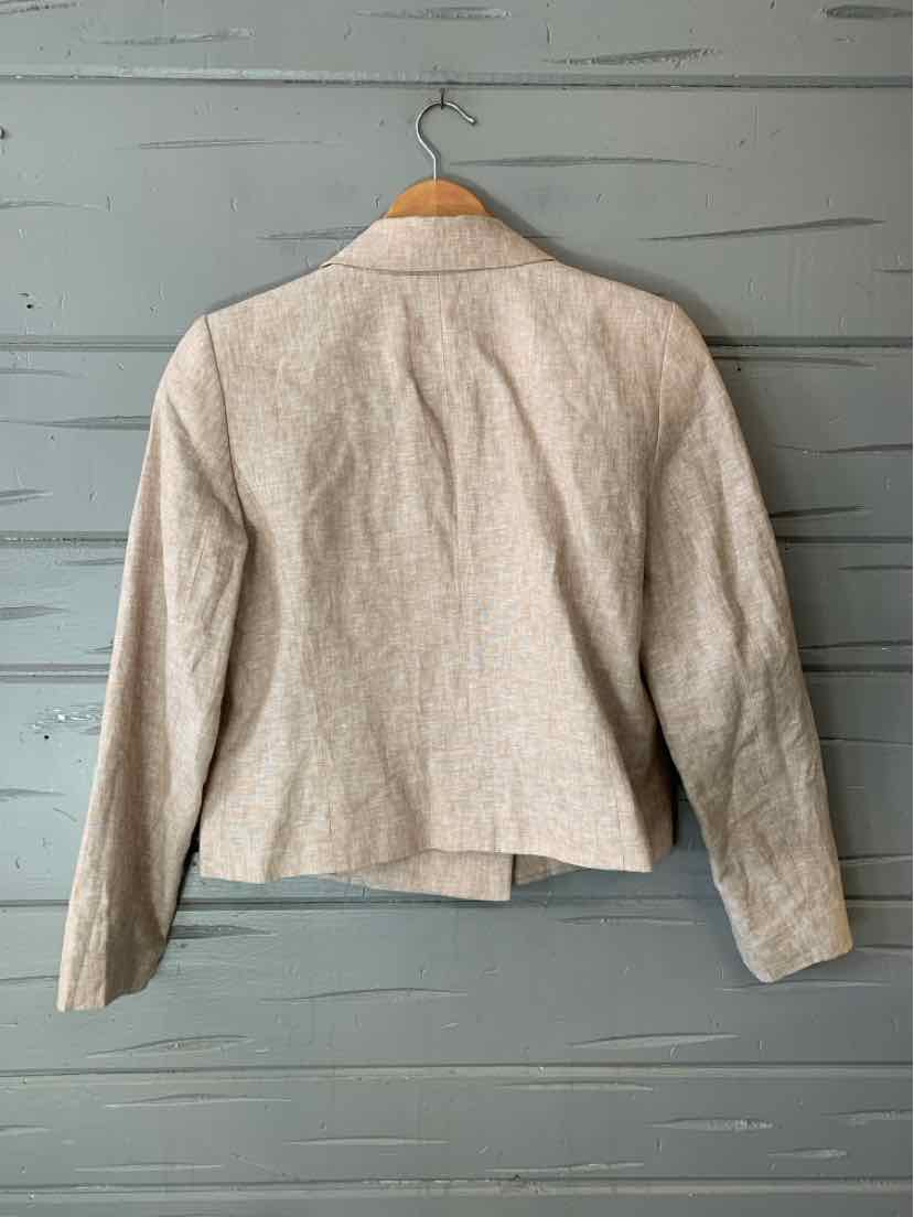 W TALBOTS BEIGE Size 10 BLZ