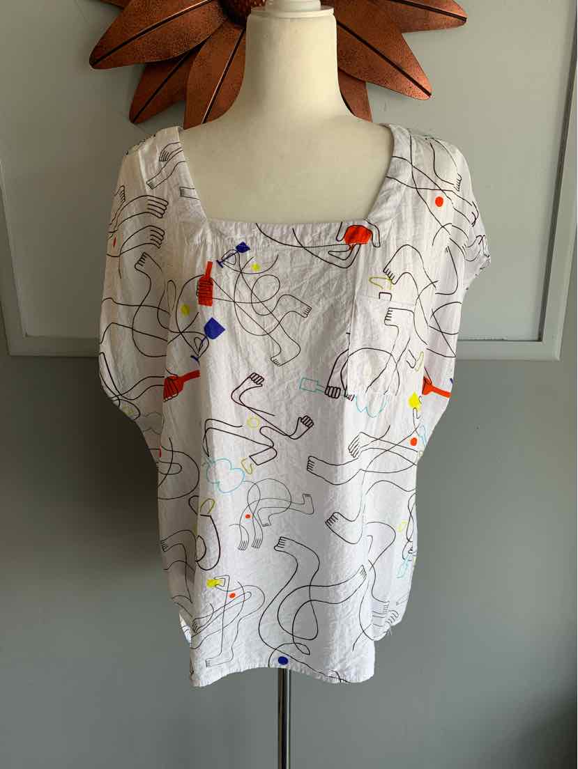 W ALISON SHERI WH Size XXL T