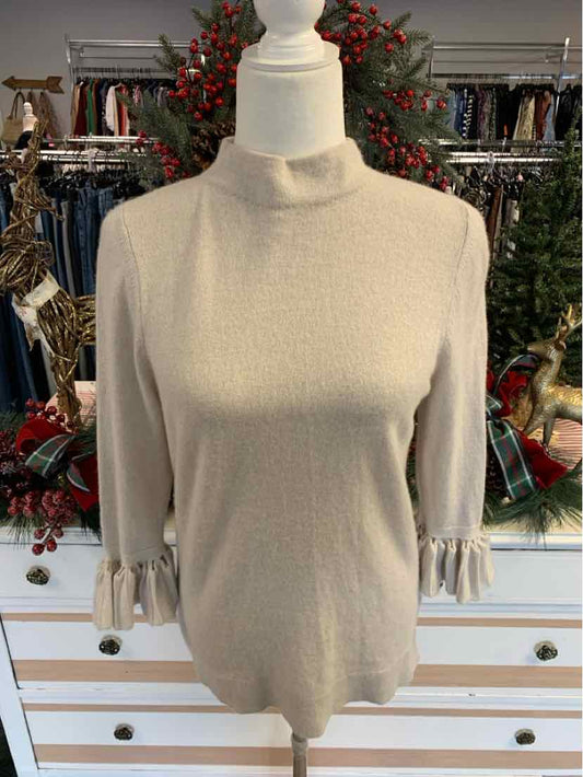 W KINROSS CASHMERE CR Size LG SW