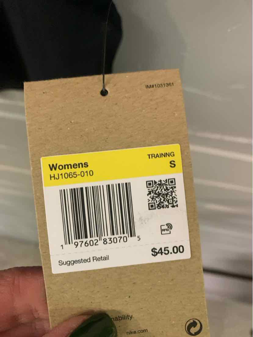 W NIKE BK Size SM AW