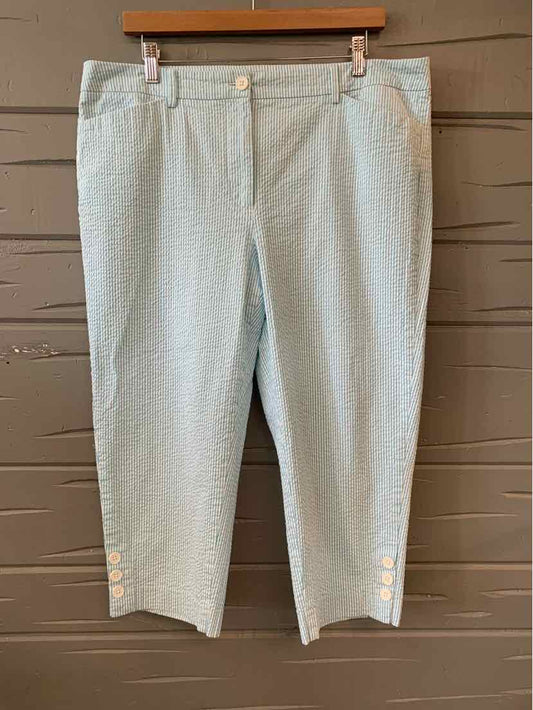 W TALBOTS AQUA Size 14 P