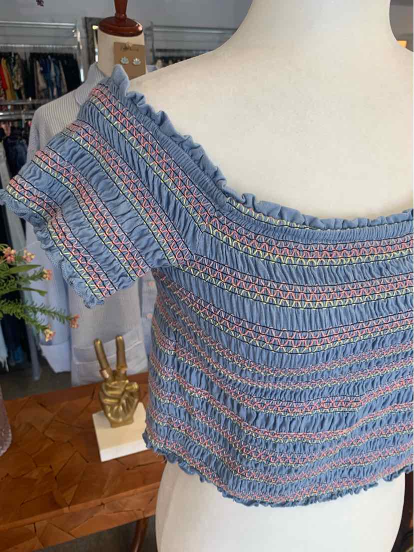 W AEROPOSTALE BL Size LG T