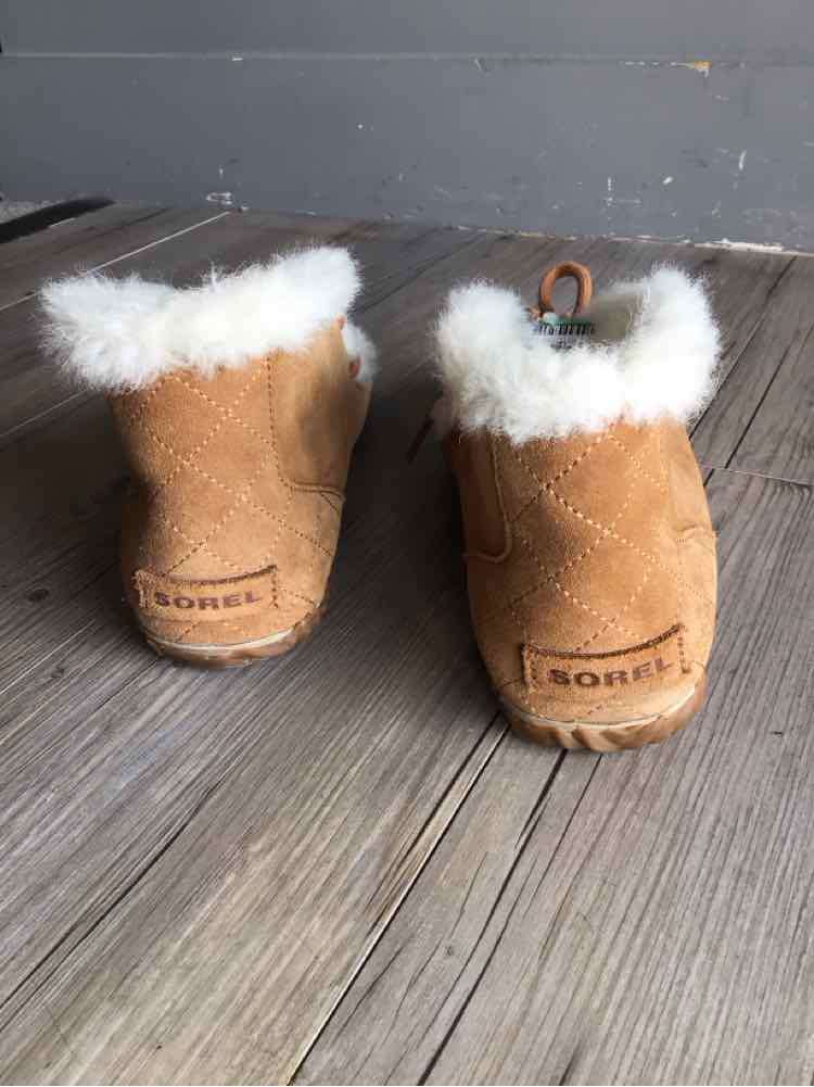 W SOREL TAN Size 7 BOOT
