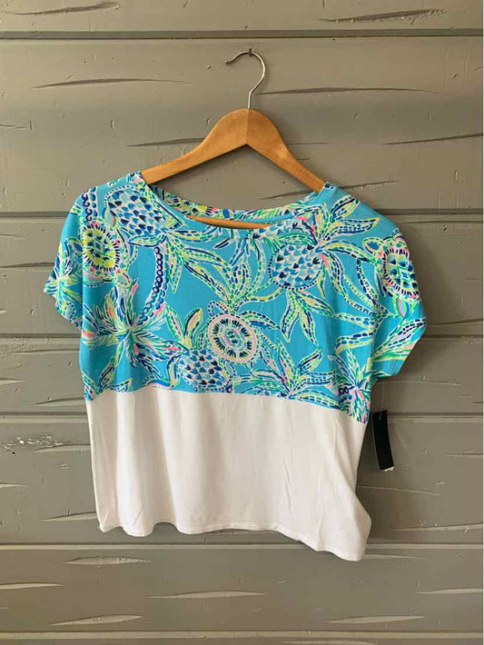 W LILLY PULITZER BL Size SM T