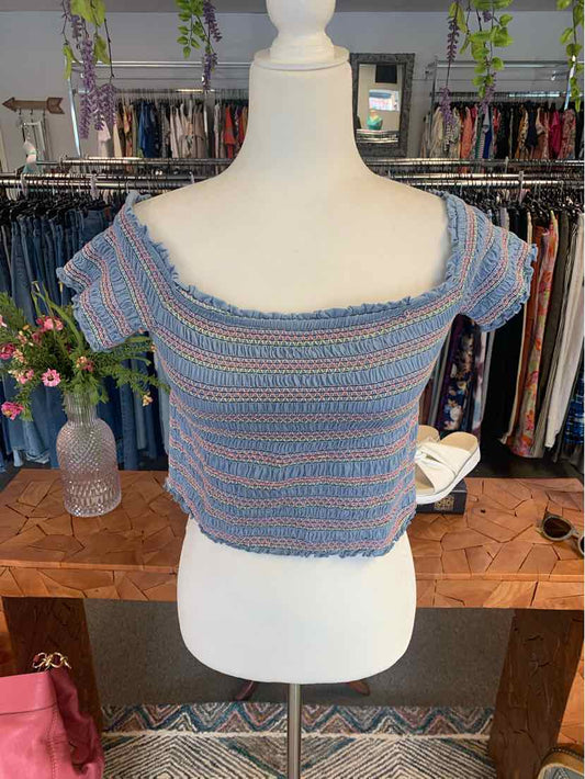 W AEROPOSTALE BL Size LG T