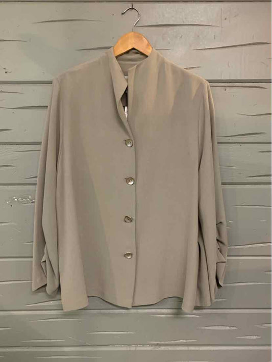 W EMMELLE BEIGE Size LG BLZ