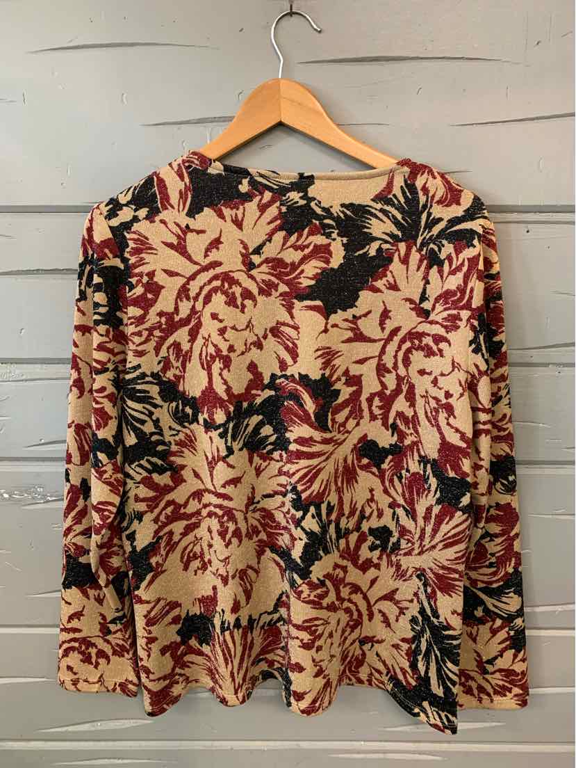 W CHICOS TAN Size LG SW