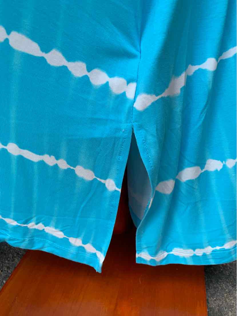 W BELLE BEACH BL Size 1X DR
