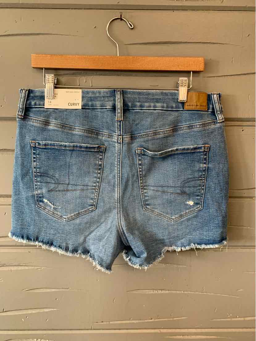 W AMERICAN EAGLE BL Size 14 SHTS