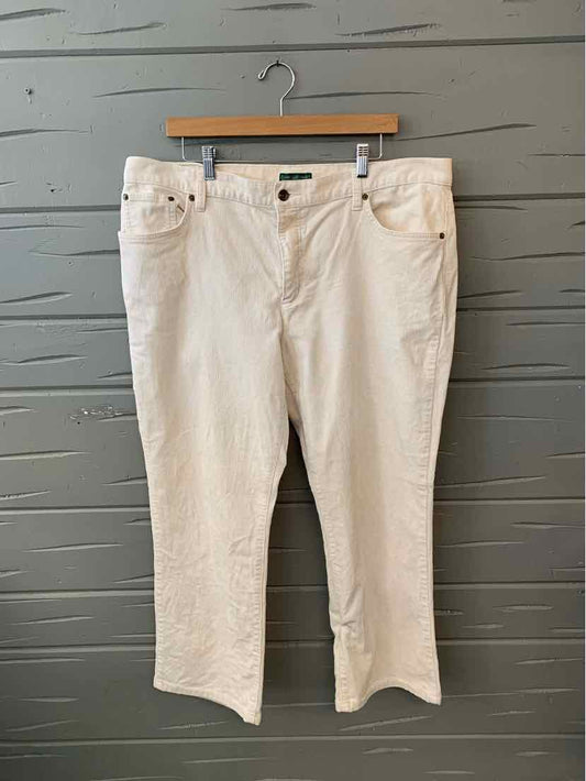 W RALPH LAUREN WH Size 18 P