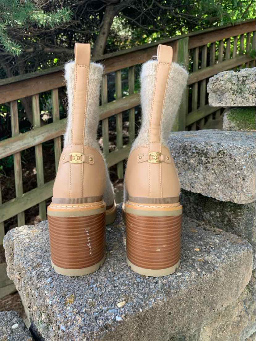 W SAM EDELMAN TAN Size 10 BOOT