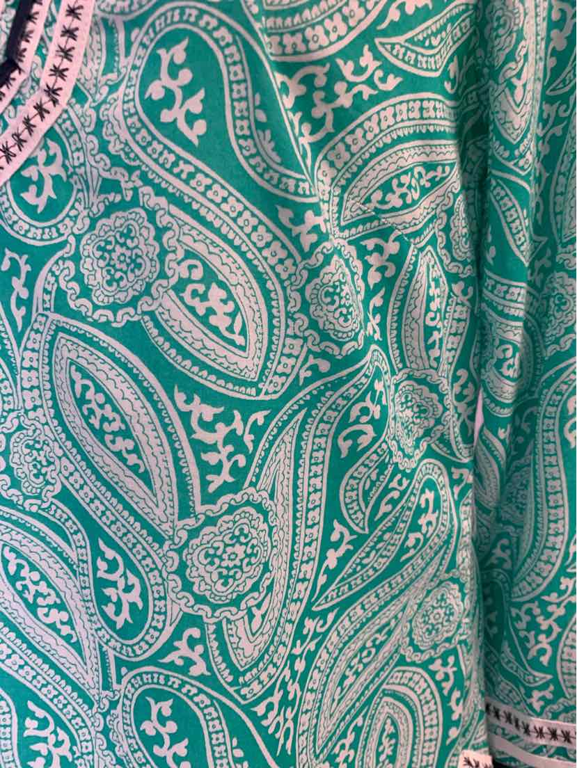 W TALBOTS TEAL Size XL T