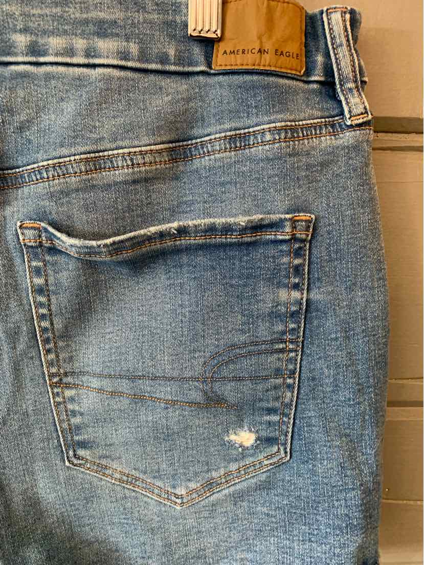 W AMERICAN EAGLE BL Size 14 SHTS