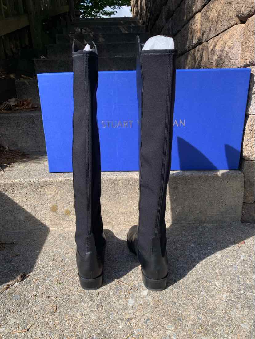W STUART WEITZMAN BK Size 8.5 BOOT