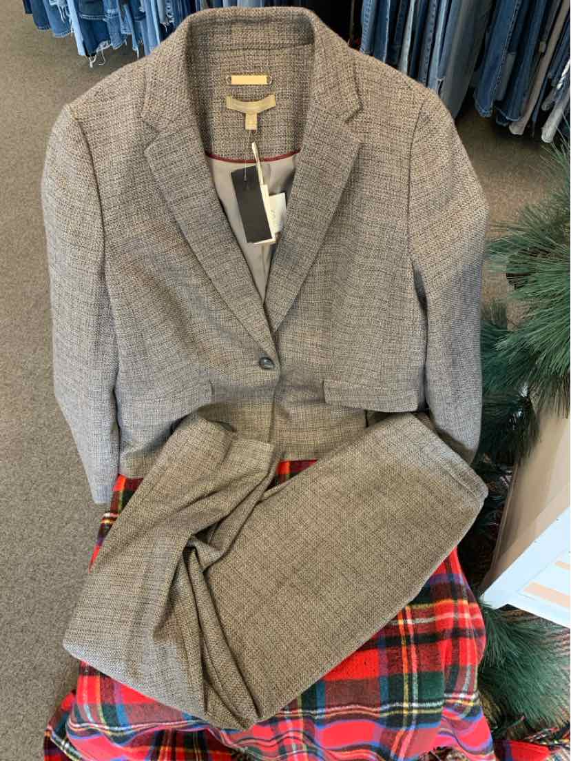 W TALBOTS GY Size 10 2PCSET