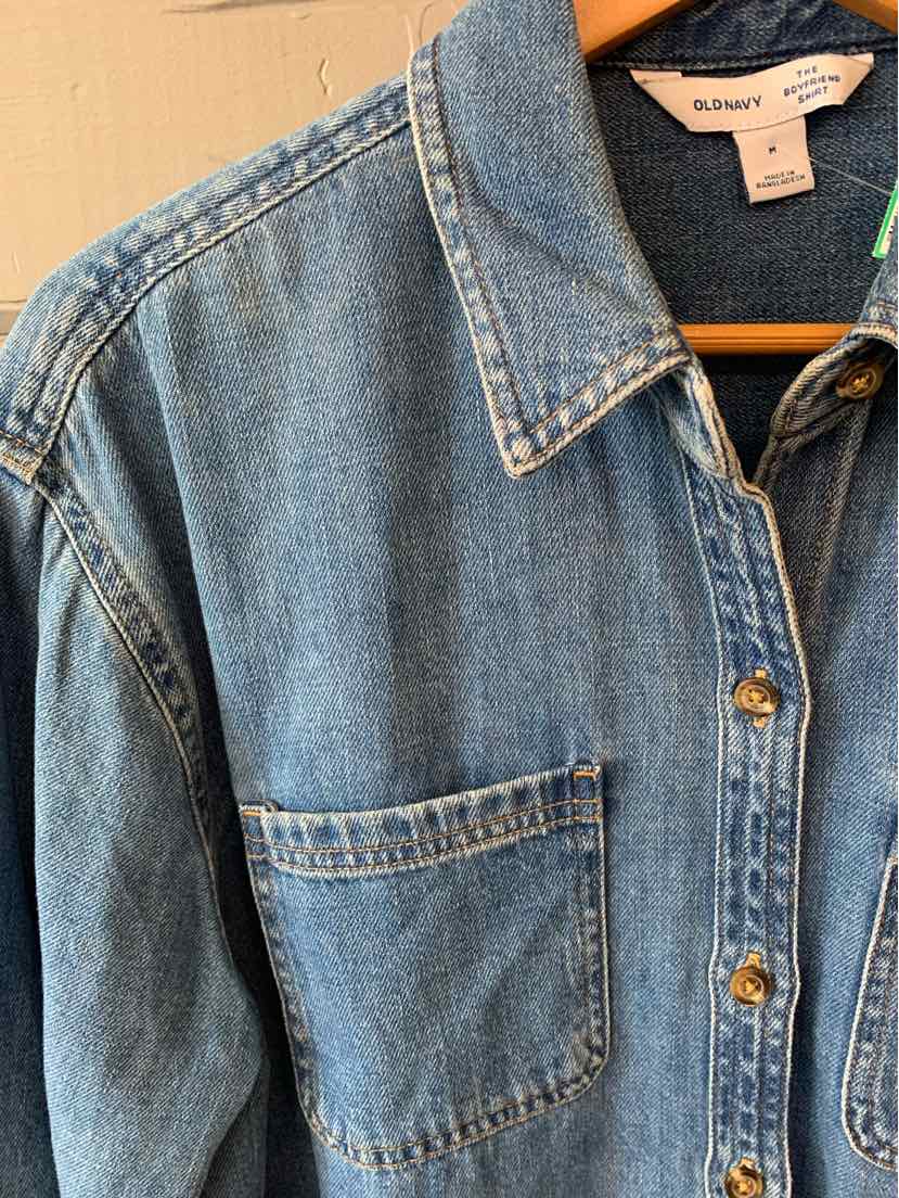W OLD NAVY BL Size MED T