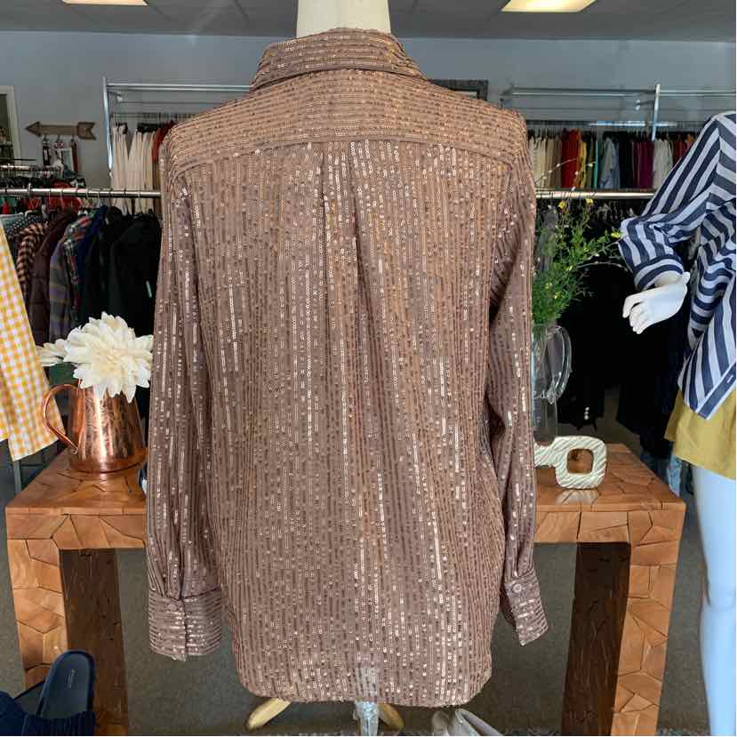 W ANTHROPOLOGIE BR Size SM T