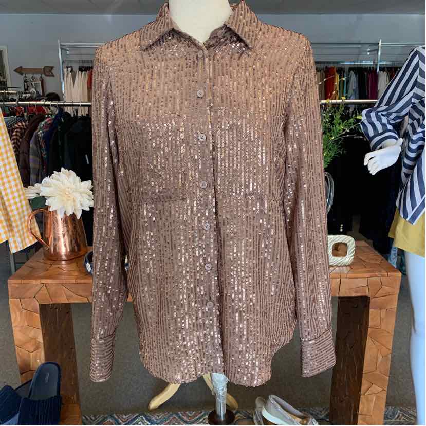 W ANTHROPOLOGIE BR Size SM T