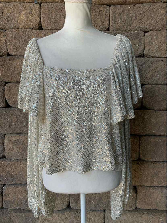 W FREE PEOPLE SLV Size LG T