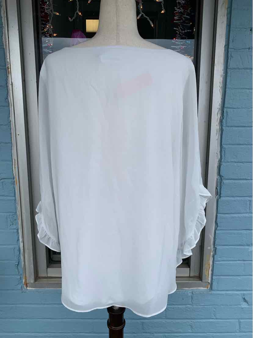 W CALVIN KLEIN WH Size LG T