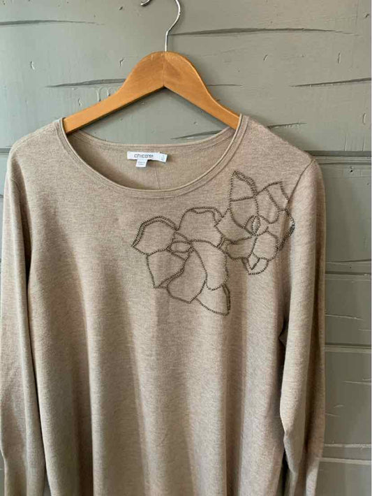 W CHICOS TAN Size XXL SW