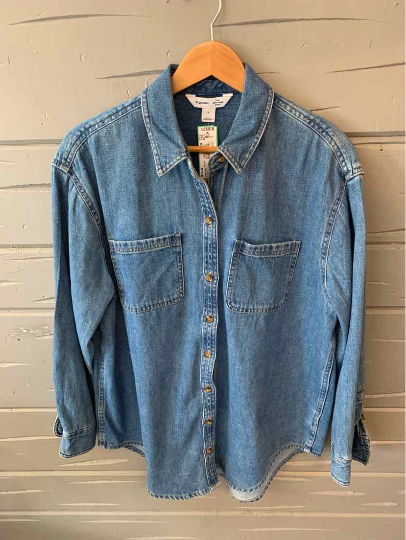 W OLD NAVY BL Size MED T