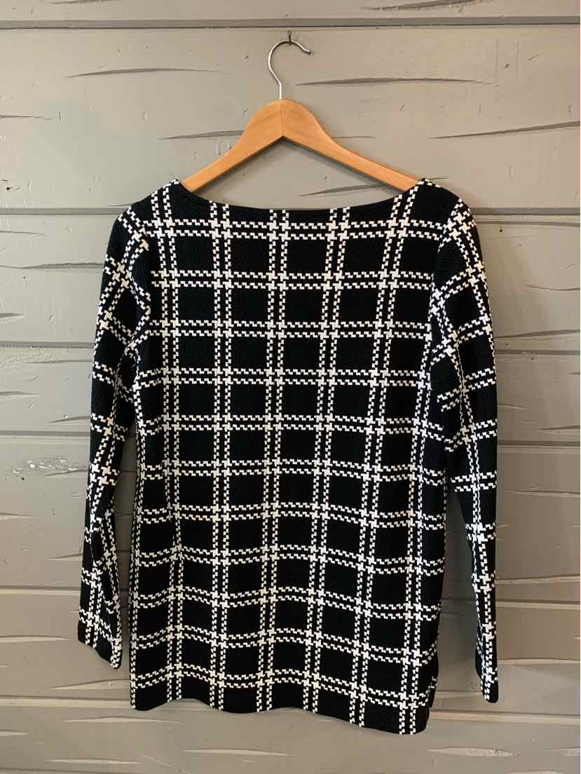 W TALBOTS BK Size MED T