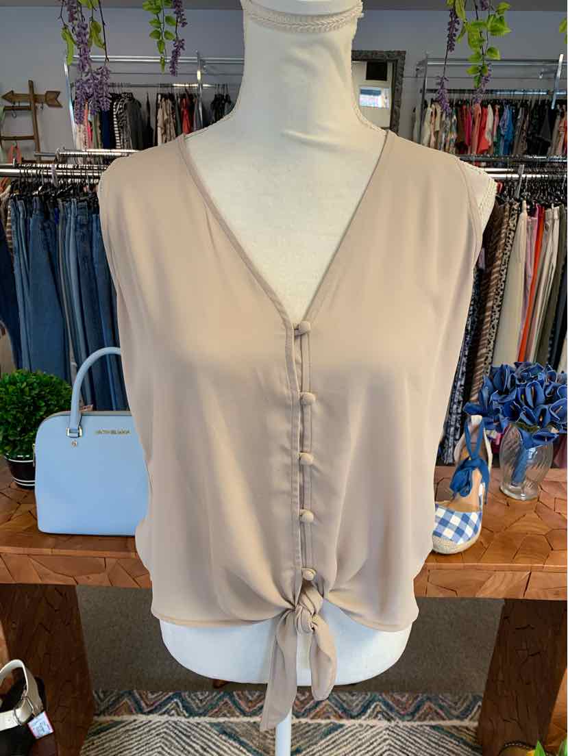 W VERONICA M BEIGE Size SM T