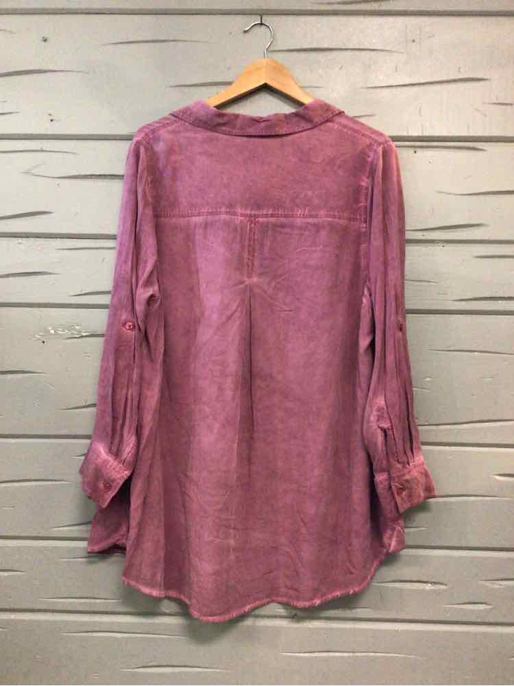 W VELVET HEART MAROON Size 1X T