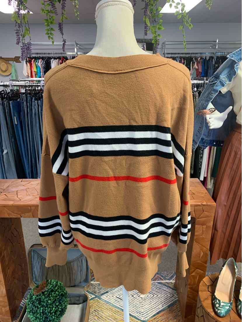 W NO LABEL TAN Size LG SW