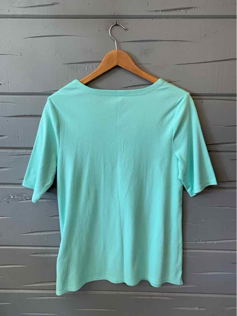 W CROFT & BARROW TEAL Size MED T