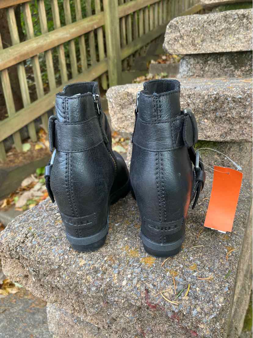 W SORREL BK Size 6 BOOT