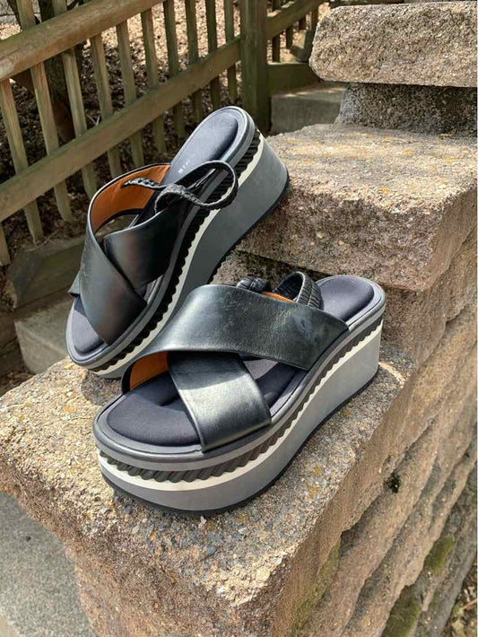 W CLERGERIE BK Size 40.5 SHOE