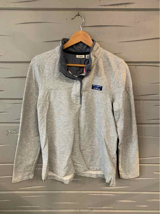 W LL BEAN GY Size MED T