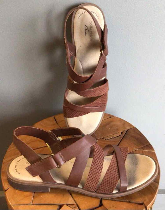W CLARKS BR Size 8 SANDAL