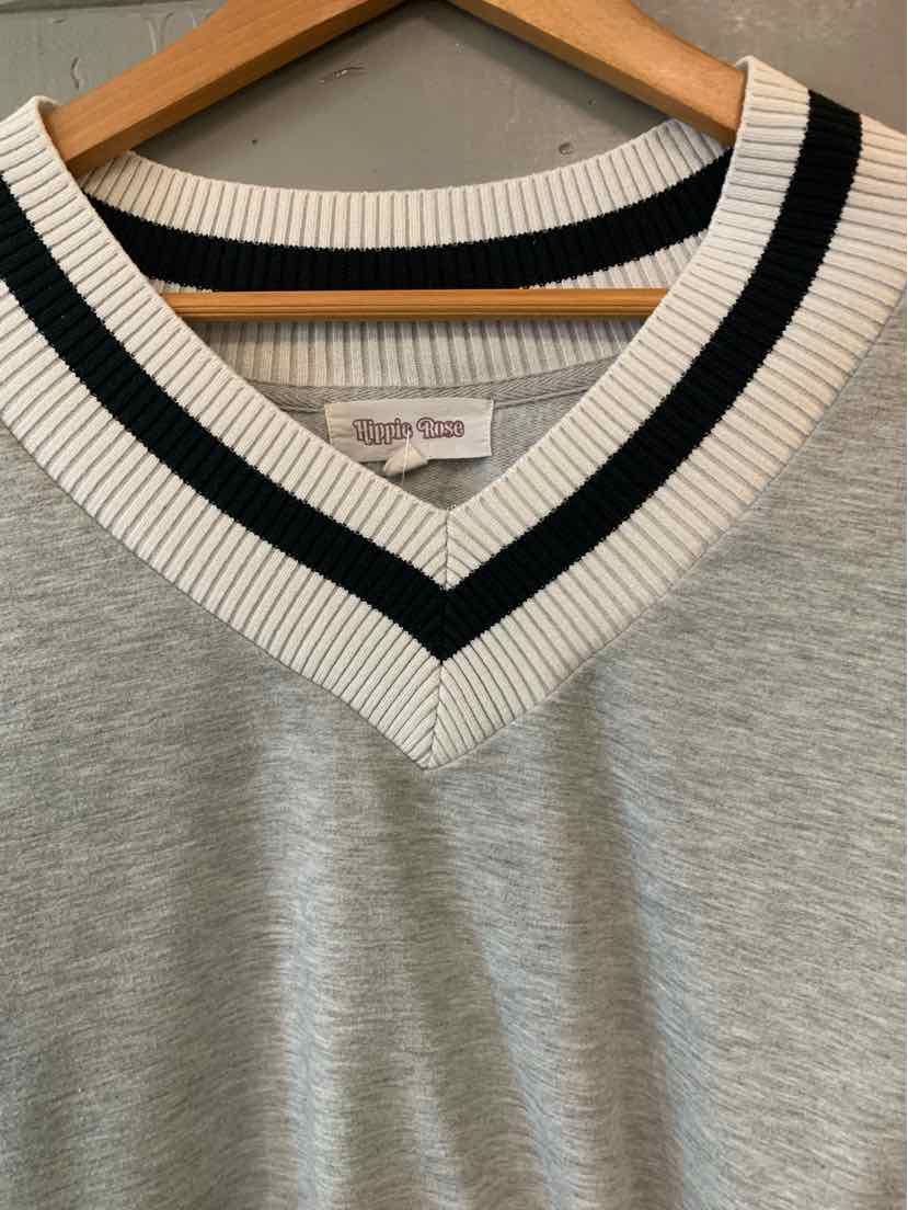 W HIPPIE ROSE GY Size SM T