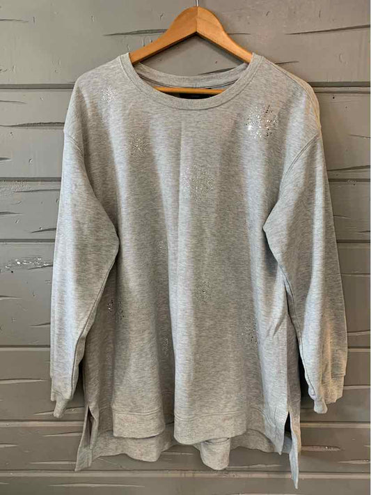 W LANE BRYANT GY Size 14/16 T