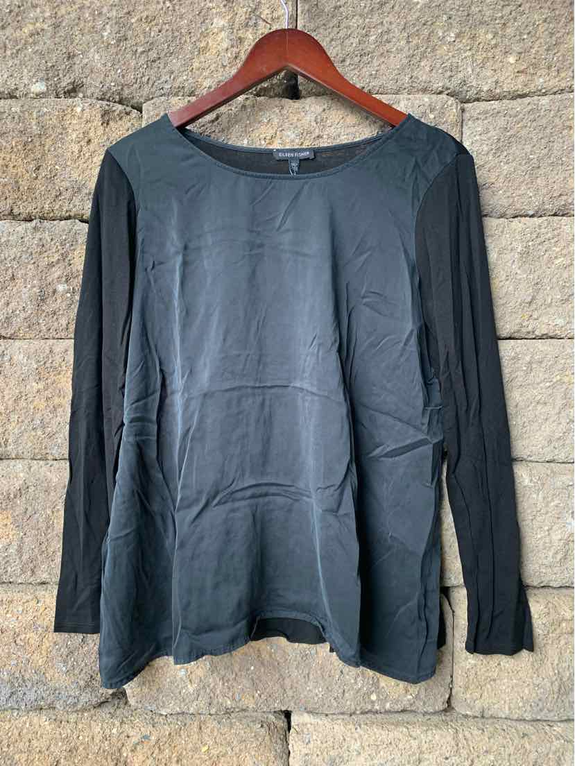 W EILEEN FISHER BK Size MED T