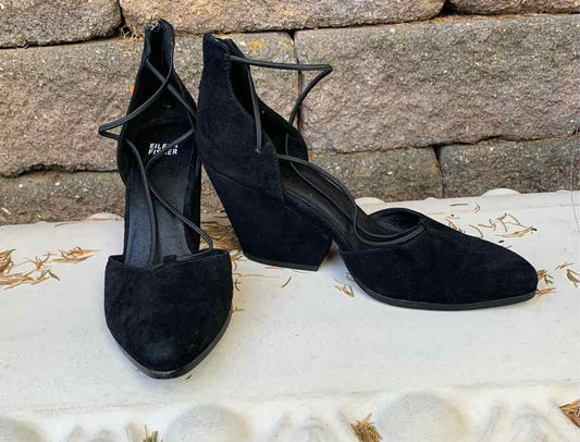 W EILEEN FISHER BK Size 9 SHOE
