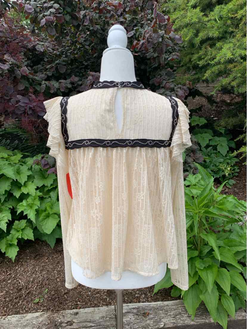 W FREE PEOPLE CR Size SM T