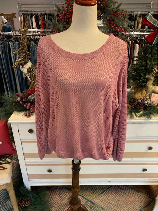 W POL MAUVE Size LG SW