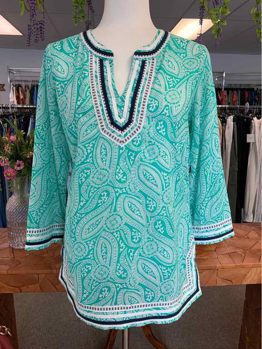 W TALBOTS TEAL Size XL T