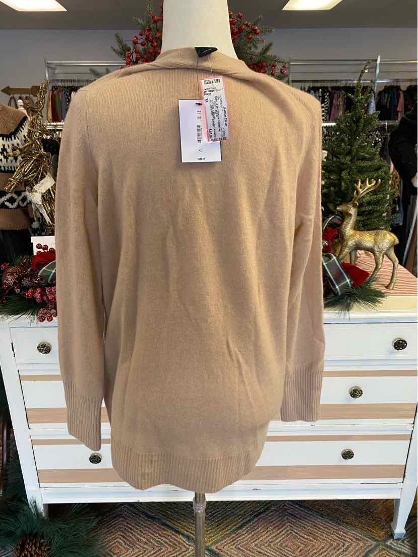 W BLOOMINGDALES CASHMERE TAN Size XL SW