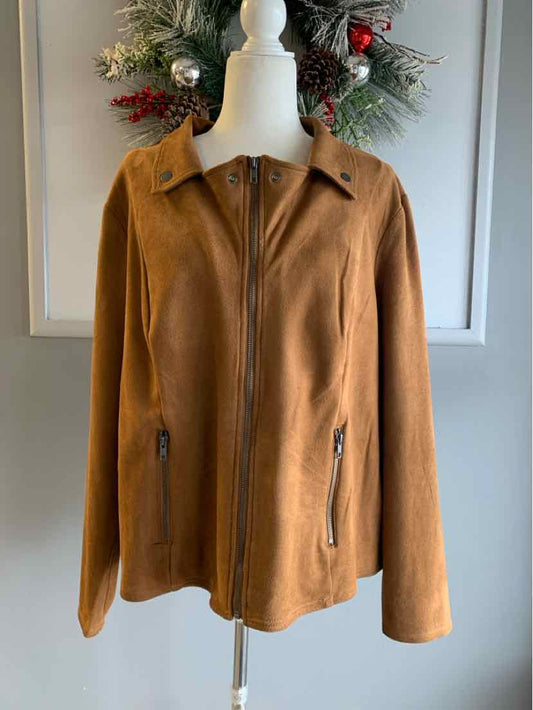 W STYLE & CO TAN Size XL OW