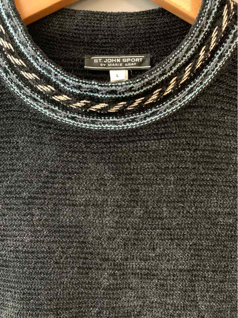 W ST JOHN SPORT BK Size LG T