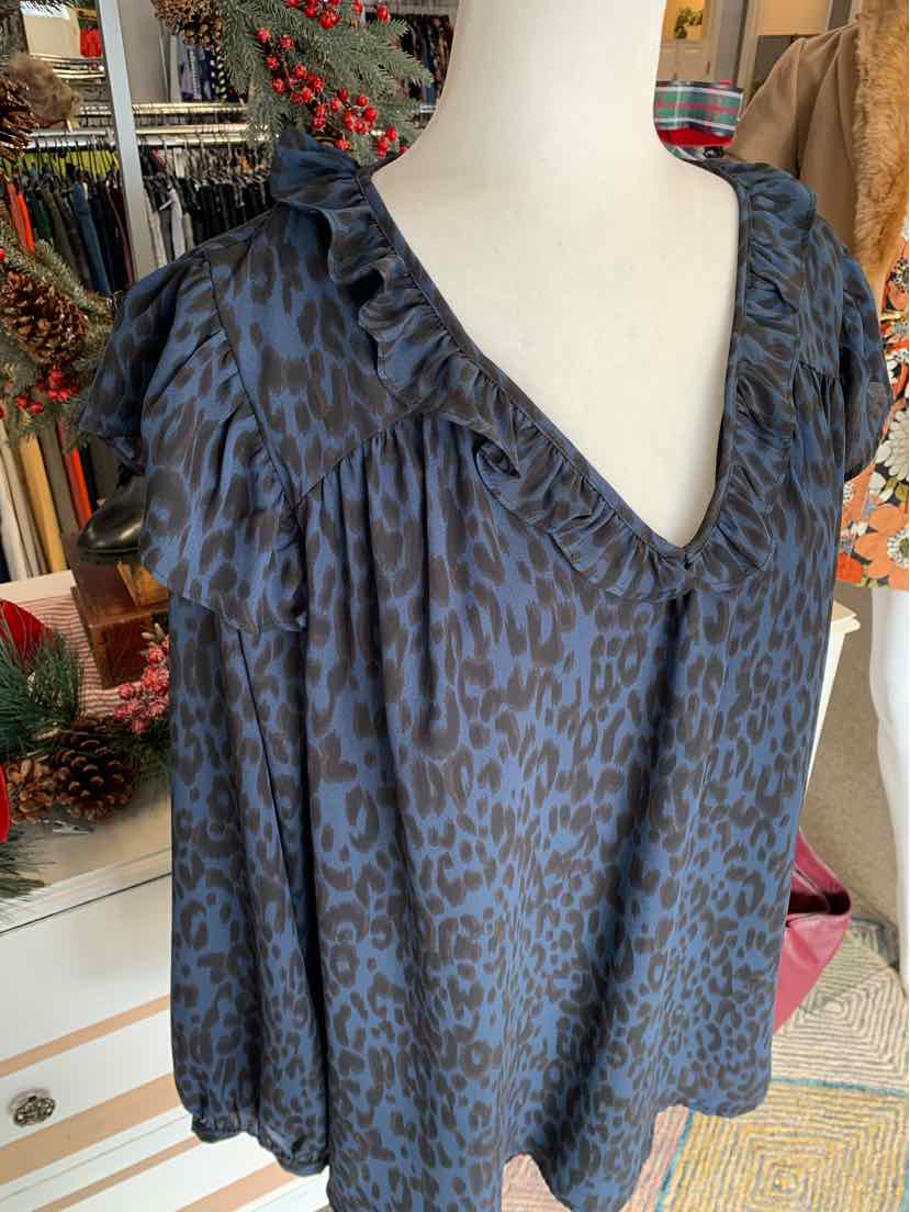 W SKIES ARE BLUE BK Size 1X T