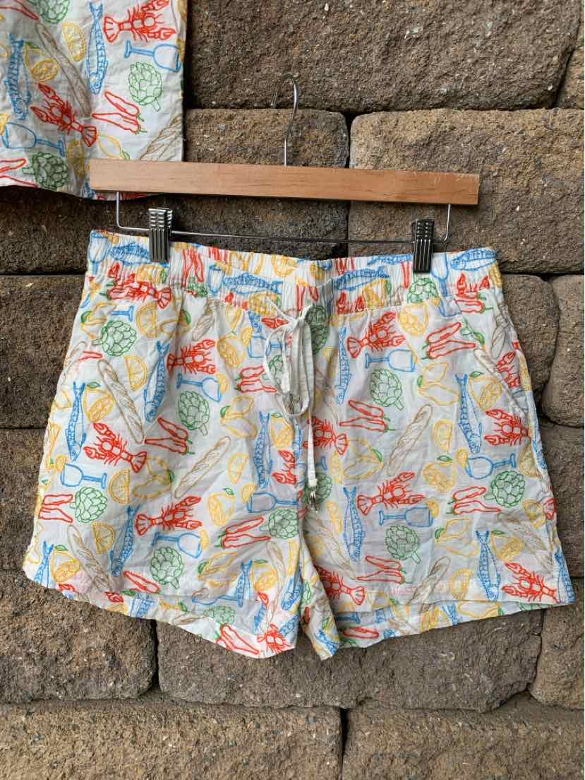 W CYNTHIA ROWLEY MULTI Size LG 2PCSET